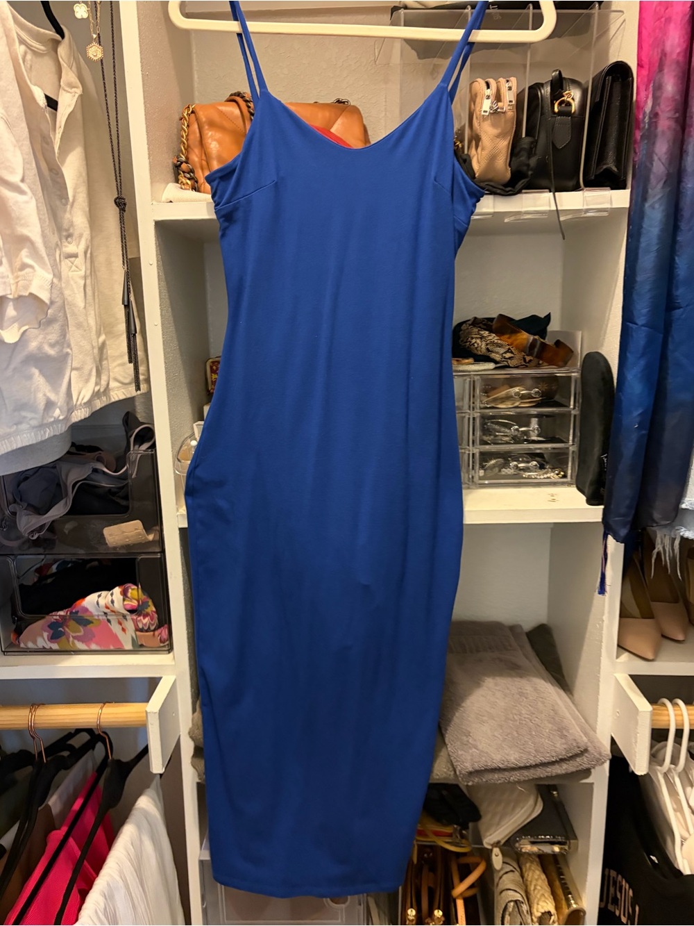 Joe & Elle Royal Blue Maxi Slip Dress